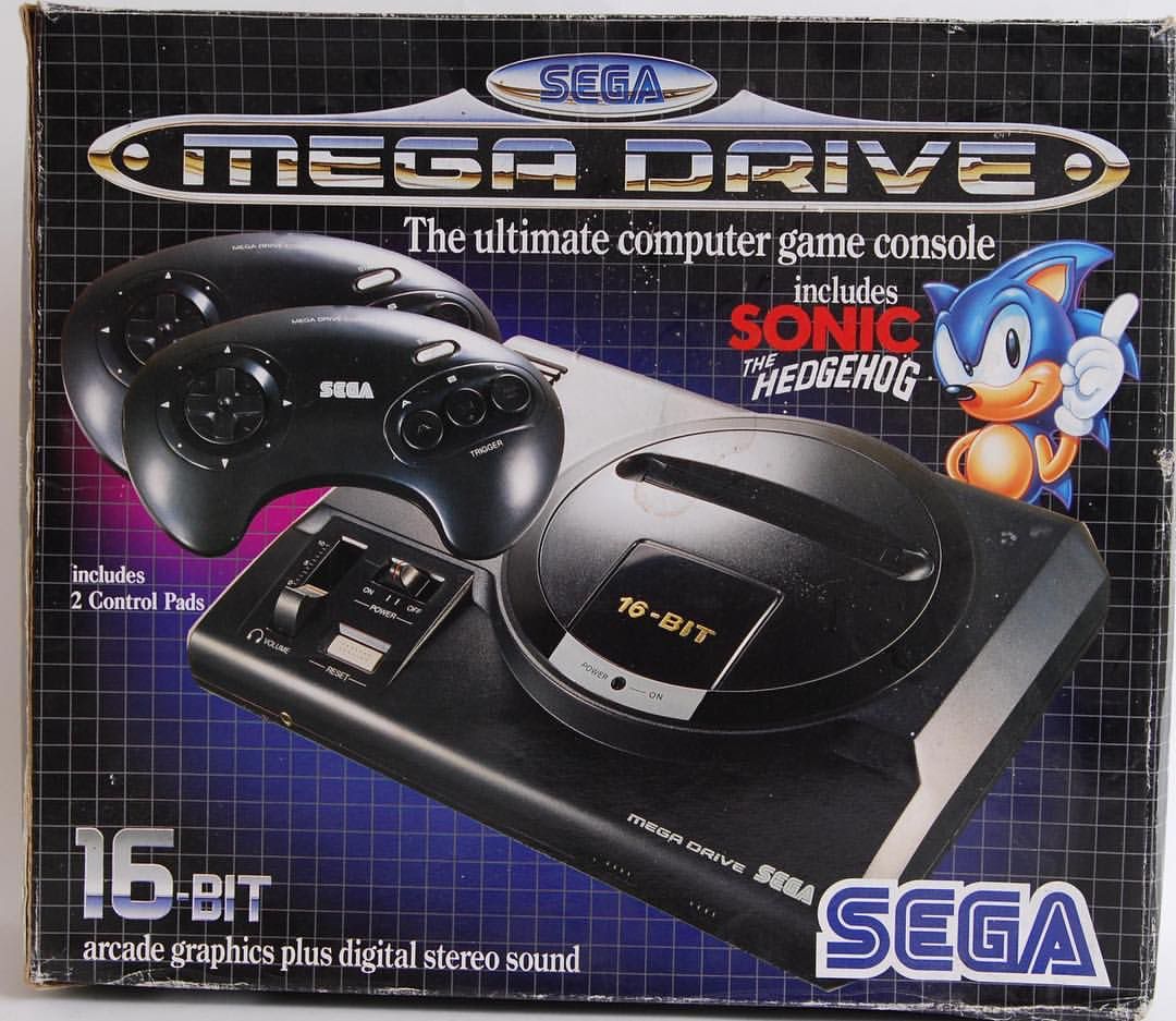 mega drive box