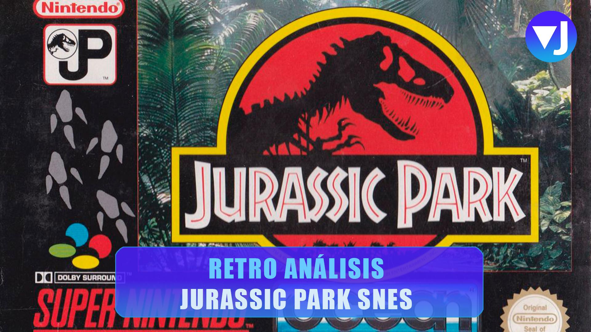 JURASSIC PARK SNES RETRO ANÁLISIS RETROSPECTIVA VIDEOJUEGO DE OCEAN