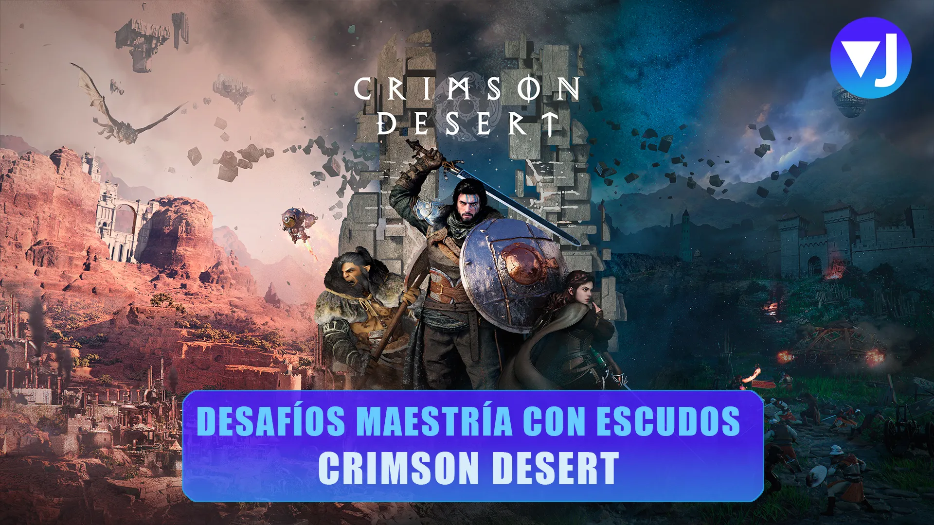 Guía de desafíos Maestría con escudos Crimson Desert